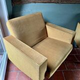 Pair of 1950s Pierre Guariche style armchairs