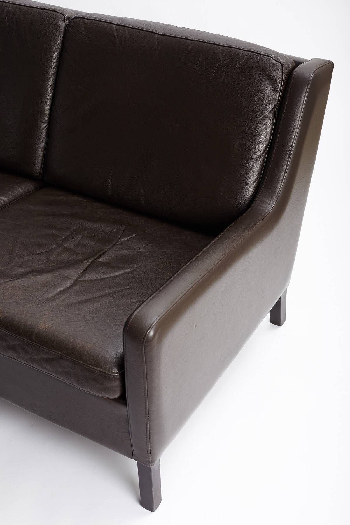 Canapé vintage en cuir, danemark