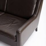 Canapé vintage en cuir, danemark