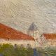 Tableau ancien, Marine, années 40