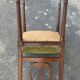 Pair of lyre chairs