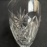 4 verres en cristal taillé