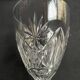 4 verres en cristal taillé