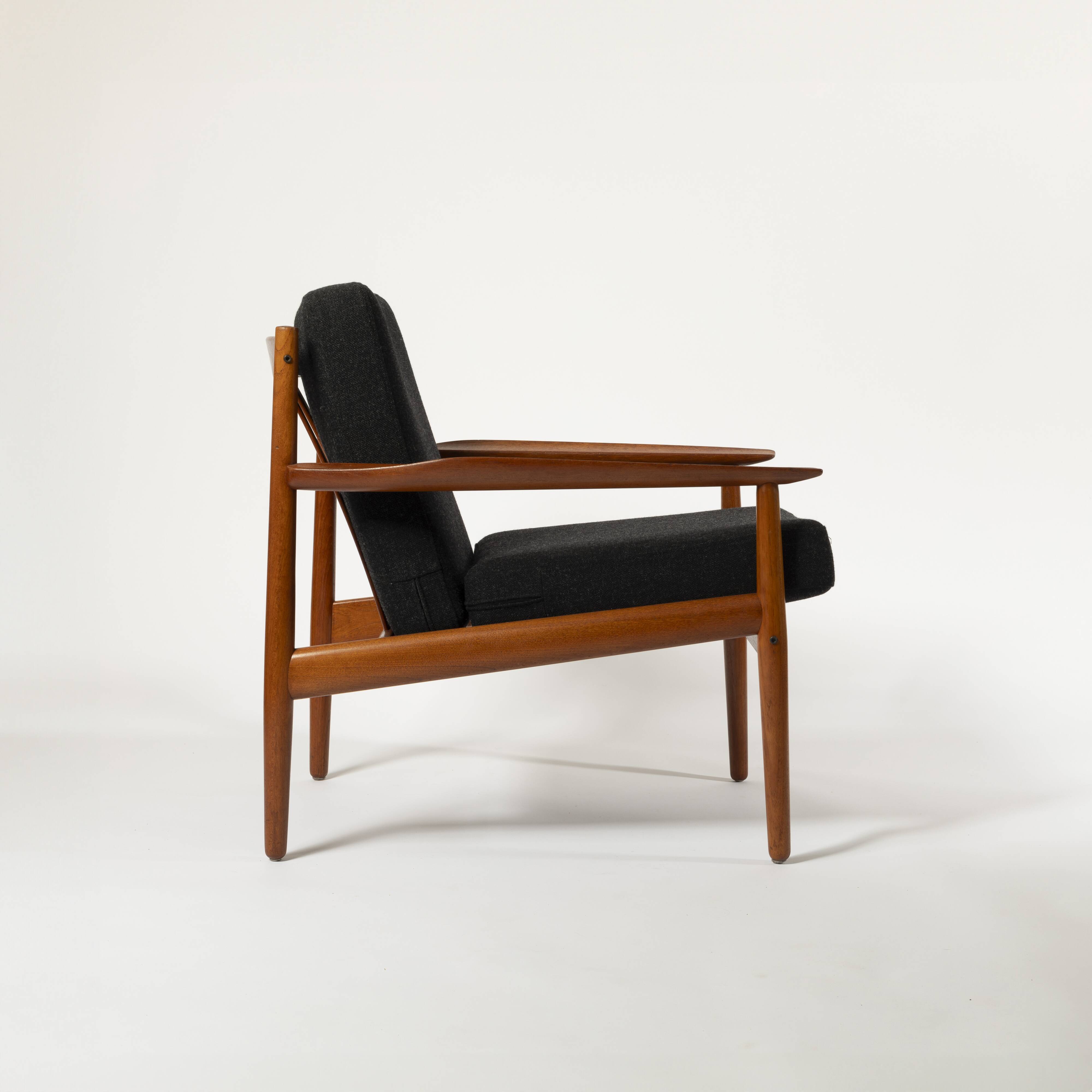 Set of 2 lounge chairs by Arne Vodder for Glostrup, Denmark, 1960s