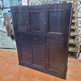 Black patinated high sideboard