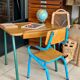 Desk and school chair set