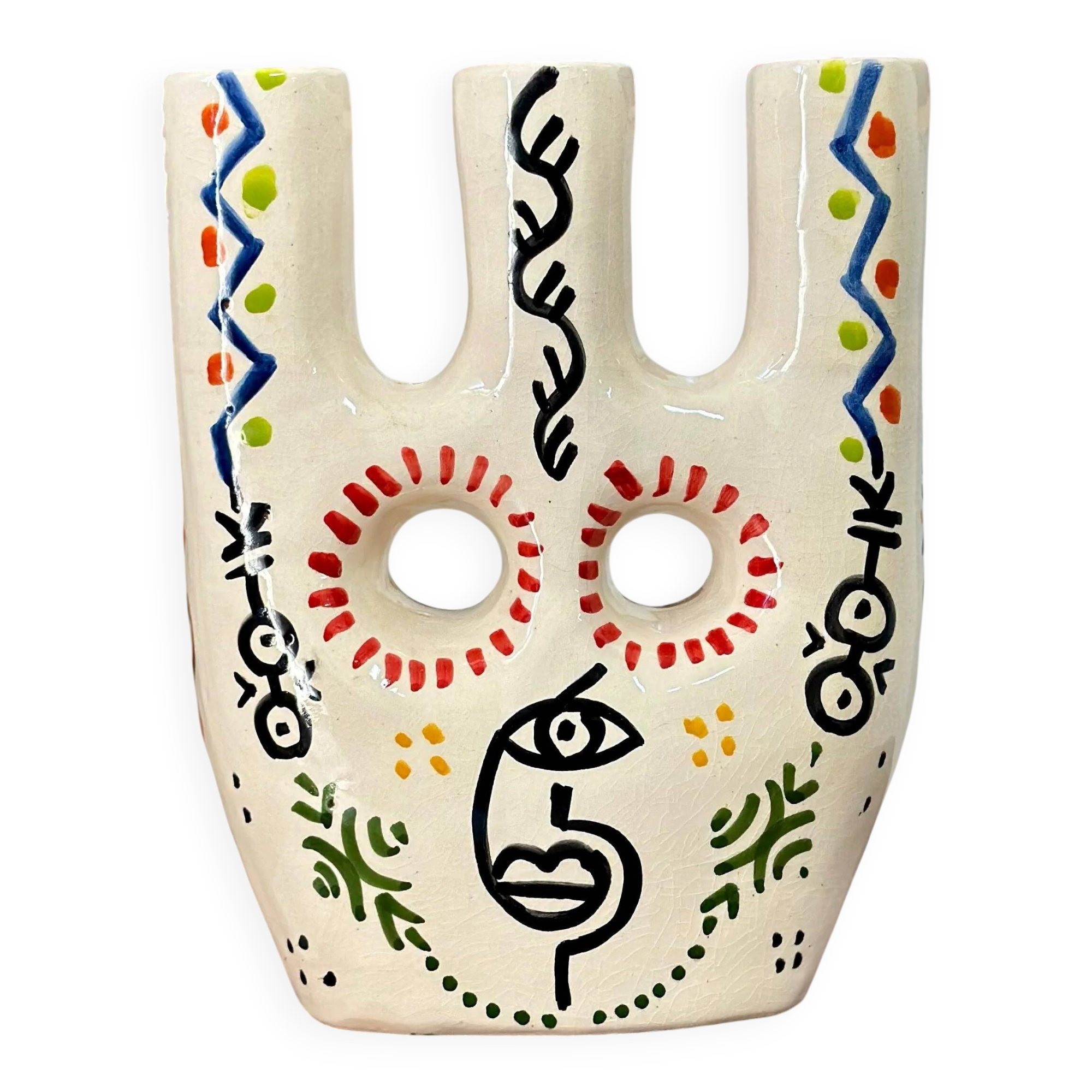 Afous Amazigh oudm artisanal vase