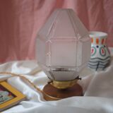 Lamp to lay and its vintage globe