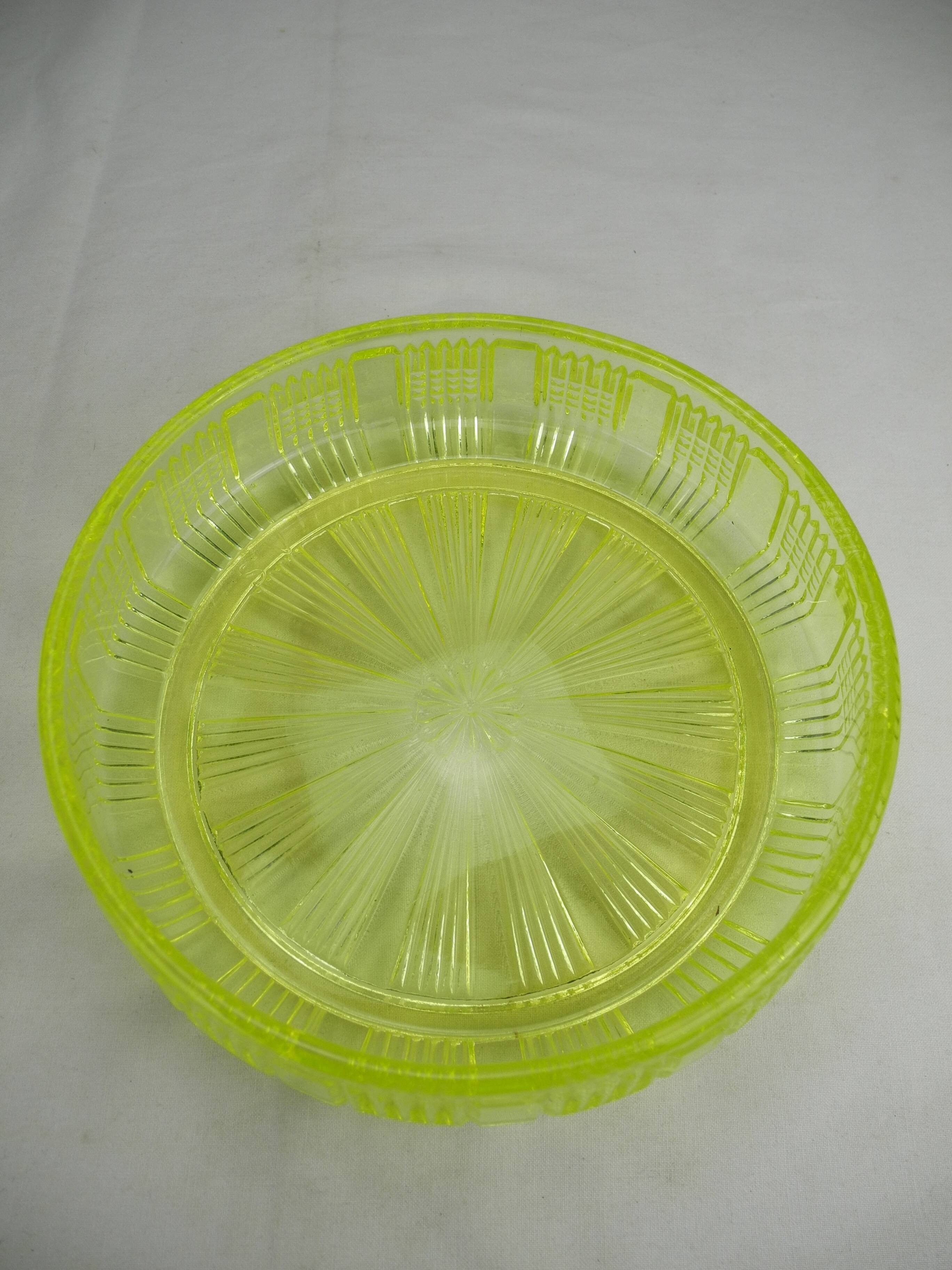 Antique French cup uranium glass cup sv antique french cup uranium glass