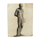 Academic Nude in Antique by Berger dit Lheureux Biloul Fine Arts 20th