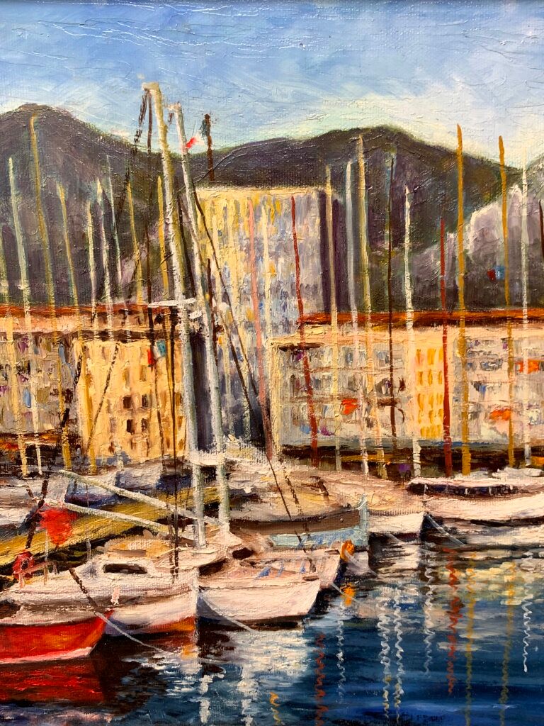 Françoise Gril, peinture, "haven"