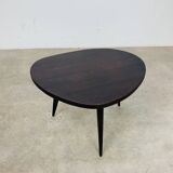 Tripod plant stand with compass feet, wood, 1950s