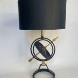 Armillary grass lamp