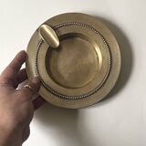 Cendrier en laiton doré véritable début XXe siècle