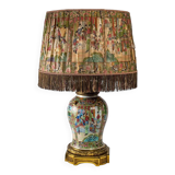 Very important Satsuma porcelain lamp