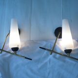 PAIR OF ARLUS WALL LIGHTS 1960s