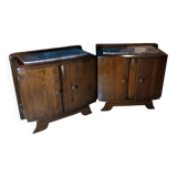 Pair of Art Deco bedside tables