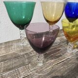 Multicolored stemware