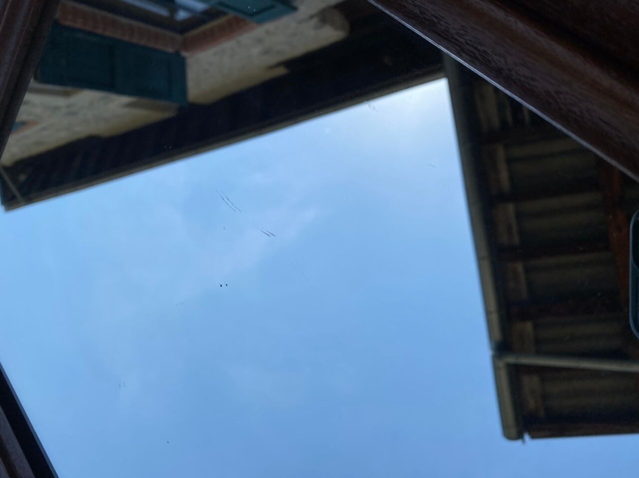 Rectangular wood mirror