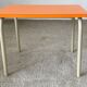 Small children's table in formica orange