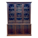 English two-piece mahogany bookcase, made in the 1970s