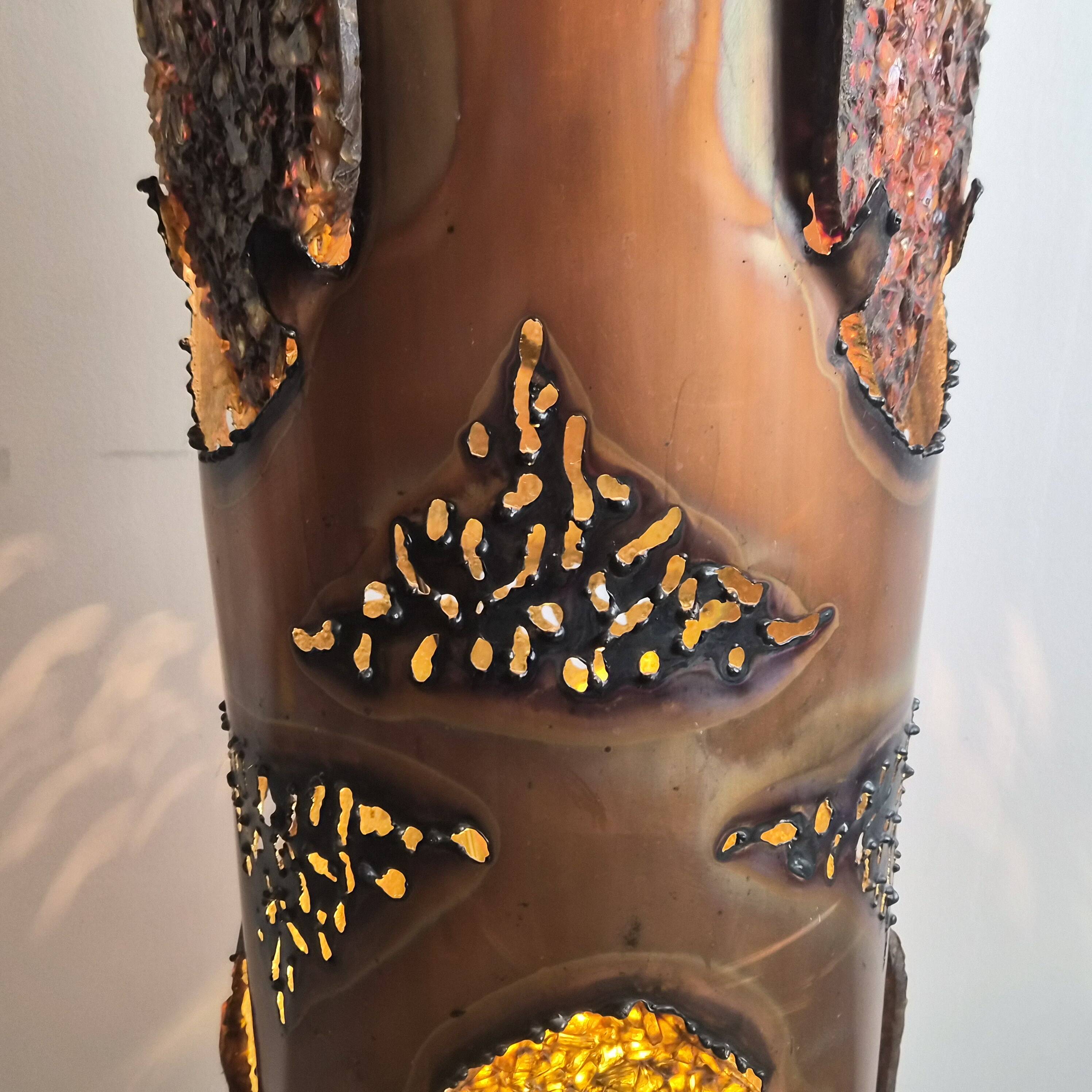 Accolay vintage brutalist floor lamp 1970