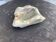 Ashtray cup in a green polished stone and vintage veins