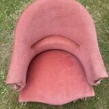 Armchair Toad old pink