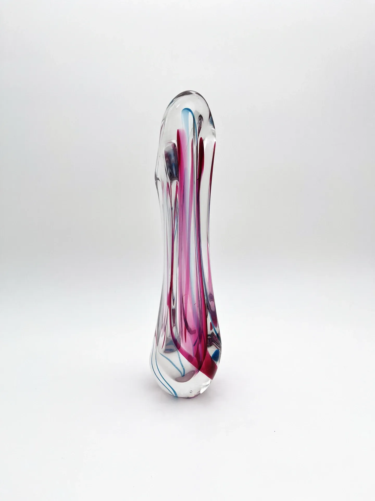 Large Crystal Vase Max Verboeket Kristalunie Maastricht 32cm 1.6kg
