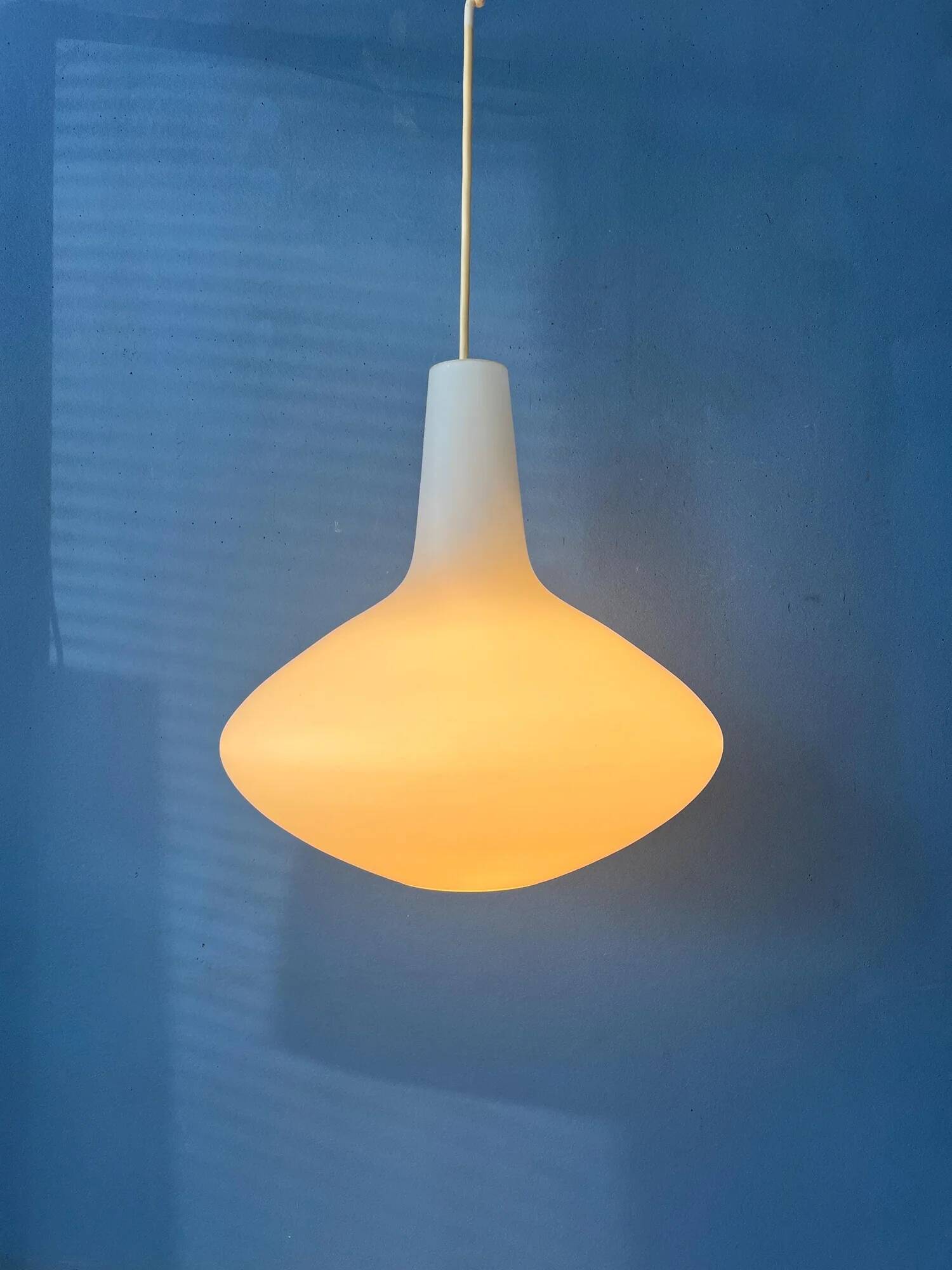 Opaline glass 'Bulbo' pendant lamp by Lisa Johansson Pape for Stockmann Orno