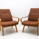 Pair of midcentury armchairs by jaroslav šmídek for jitona, 1960´s