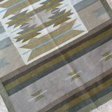Green Moroccan carpet - 117 x 174 cm