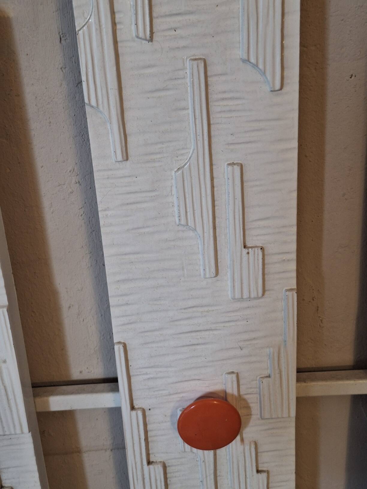 Schönbuch mid century wall mount coat and hat rack, 1970s