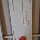 Schönbuch mid century wall mount coat and hat rack, 1970s