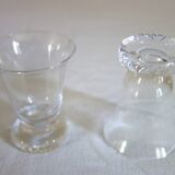 6 Daum digestif glasses, Kim model, mid-20th century