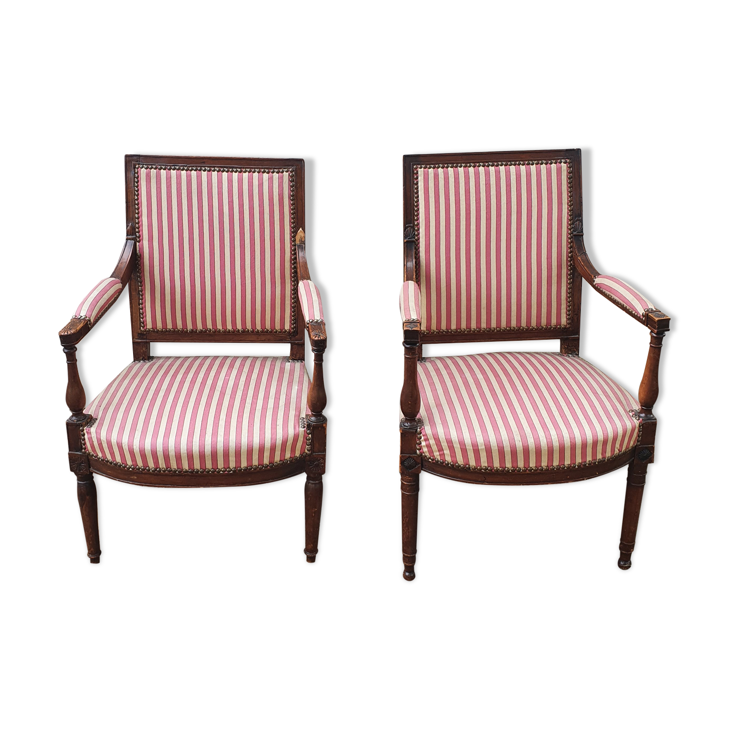 Pair of directoire period armchairs