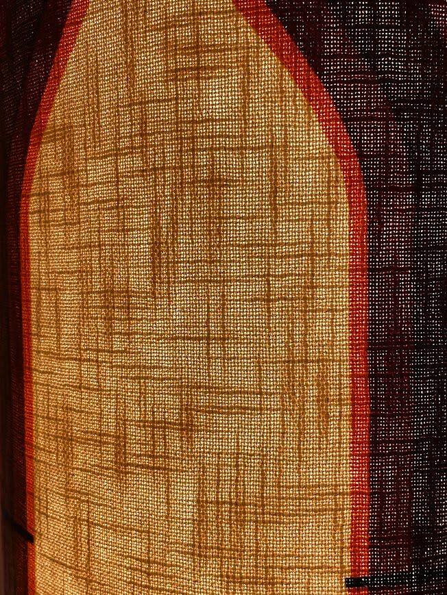 Lampshade Metropolis fabric 70s