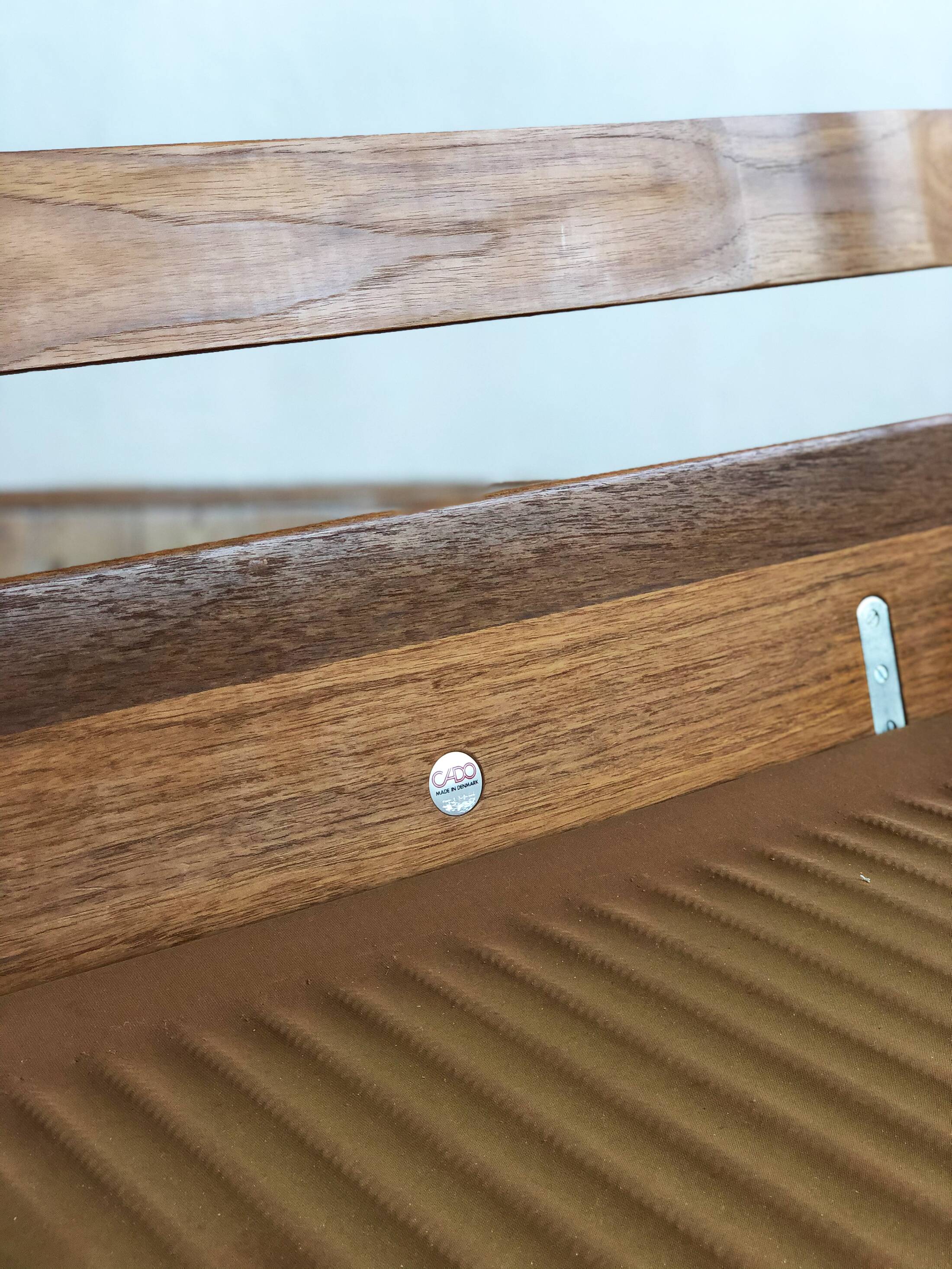 Mid-century modern teak sofa, senator series by Ole Wanscher for Cado