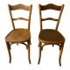Pair of bistro chairs from the 1930s-40s.