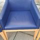 set of 3 leather armchairs Hugues Chevalier