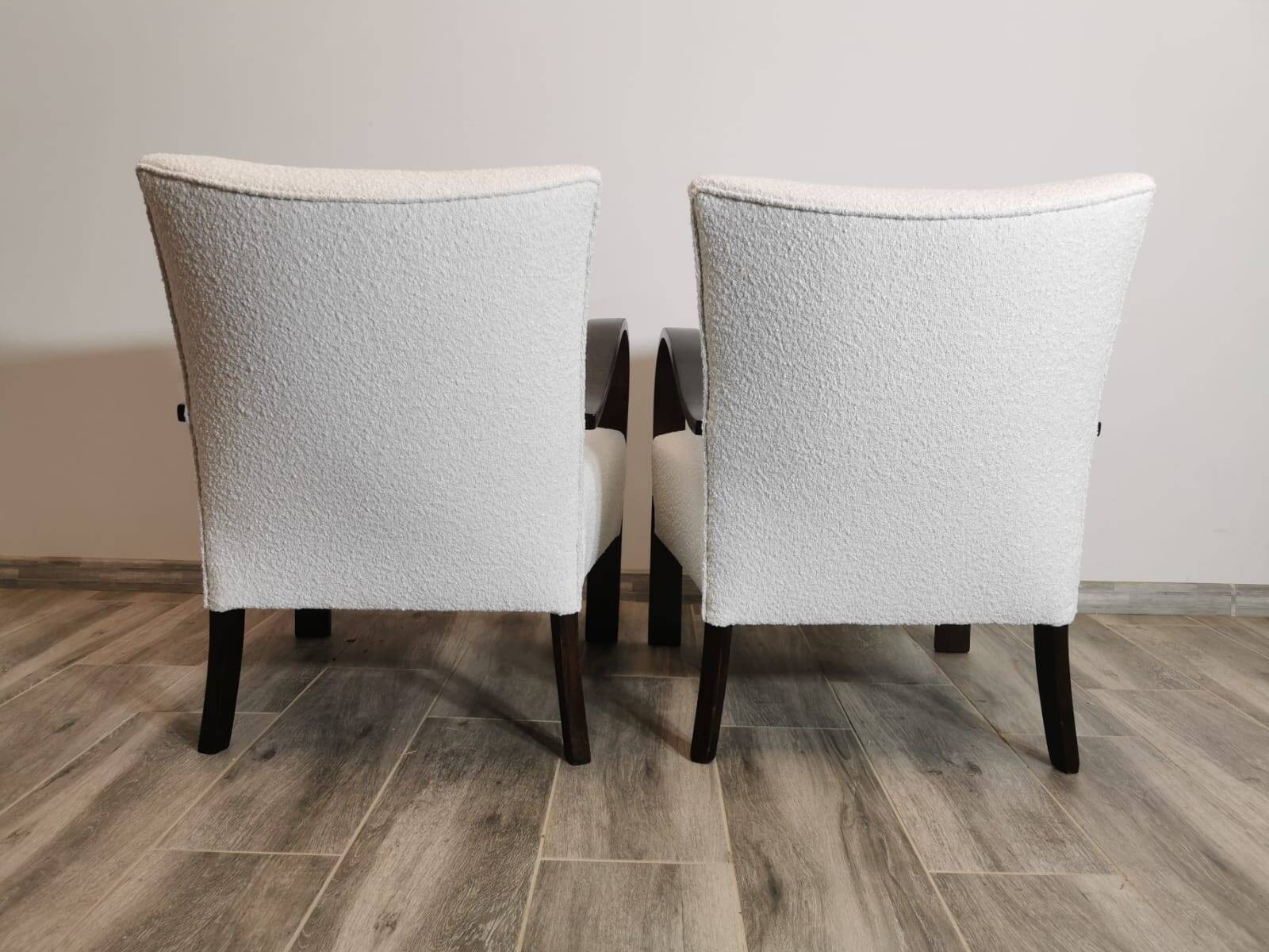 Art Deco Lounge Chairs, Set of 2