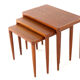 3 tables gigognes par Henry W. Klein pour Bramin