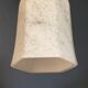 Suspension blanche et ‘marbrée’ gris vert 1920