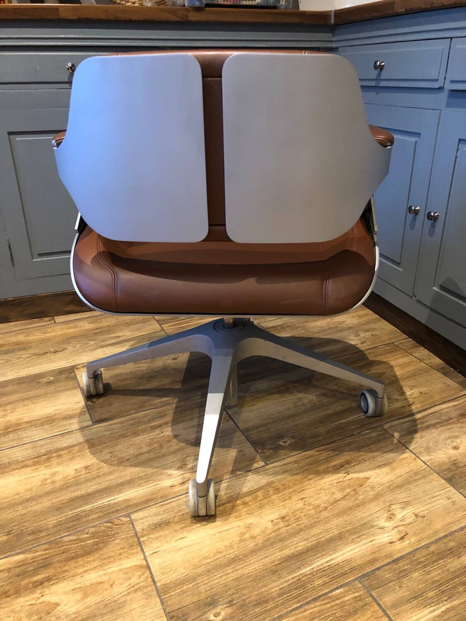Vintage designer office chair Hadi Teherani Silver 101 S for Intersthul Germany
