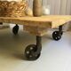 Coffee table on wheels