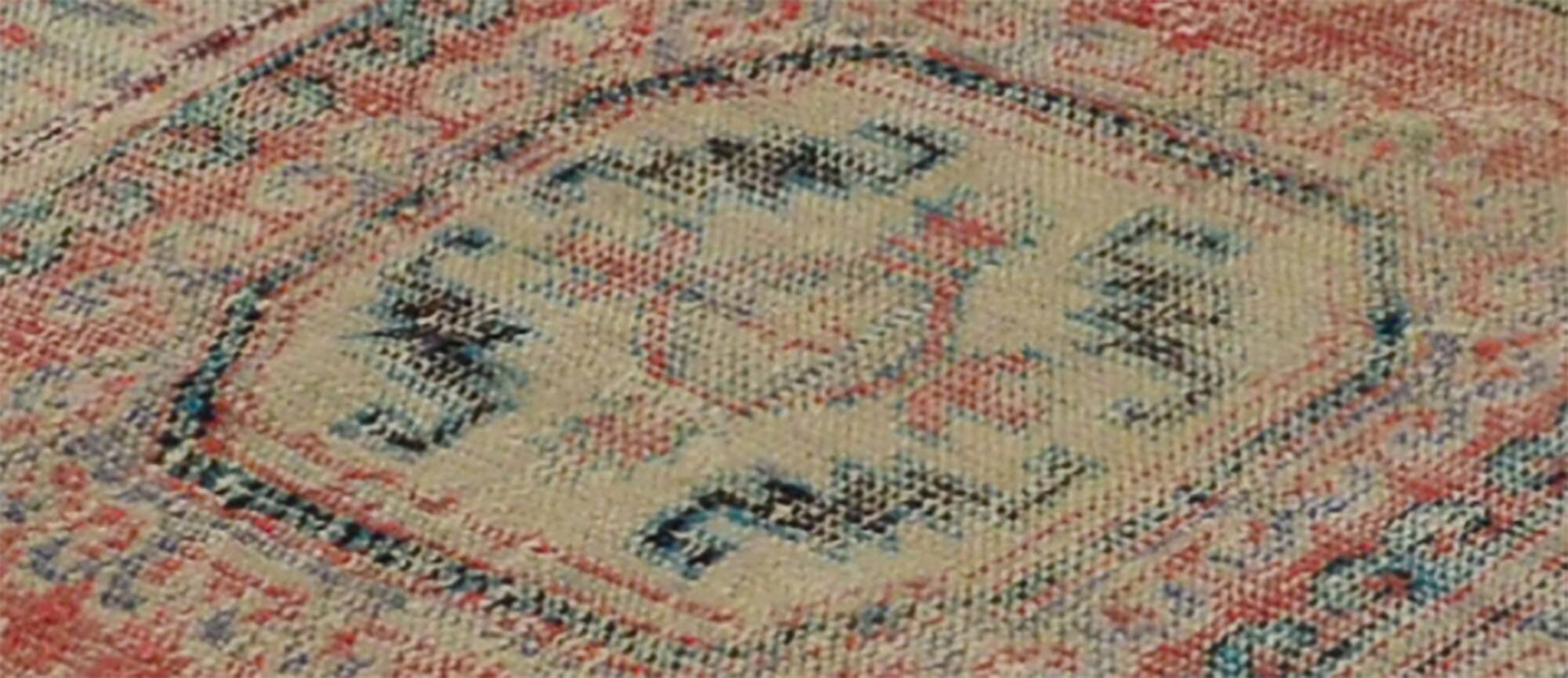 Tapis vintage turc tissé à la main unique en son genre - Charme vintage rustique 347 x 96