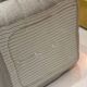 Chauffeuse Togo Ligne Roset par Michel Ducaroy bouclette moka taupe beige