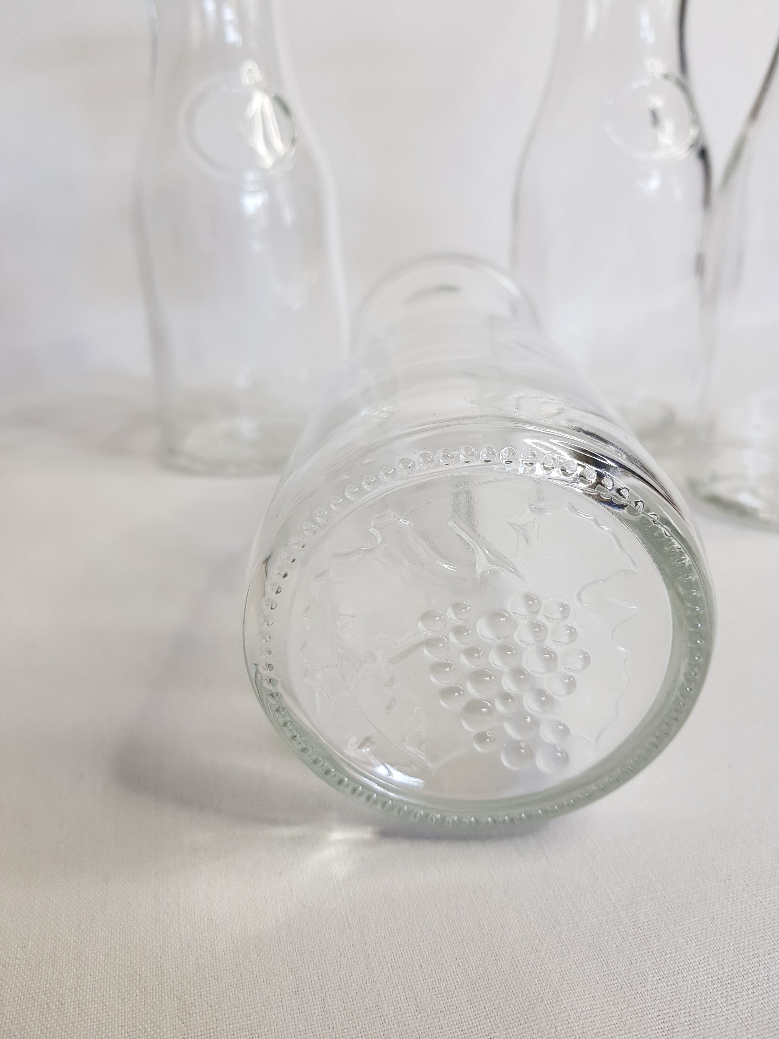 4 pichets à vin ou a eau "bistrot", 0,5 litres