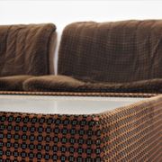 Armchairs Emmetre with Table by Guido Fareschini for Mariani, 1970s, Set of 4