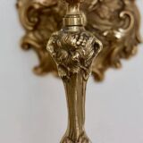 Swedish wall sconce in brass, mid-20th century.